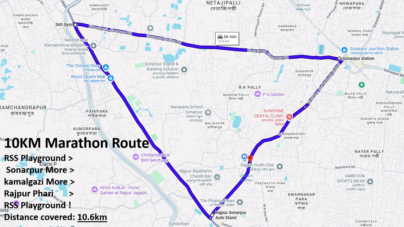 10 KM Route