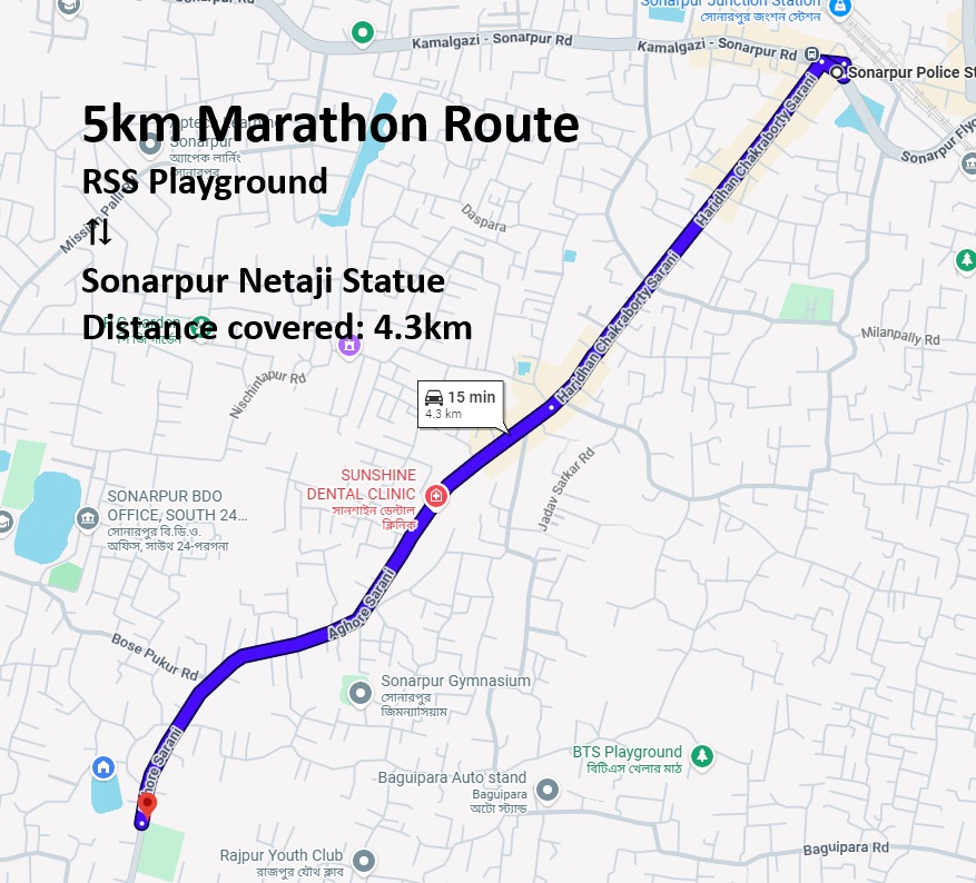 5 KM Route